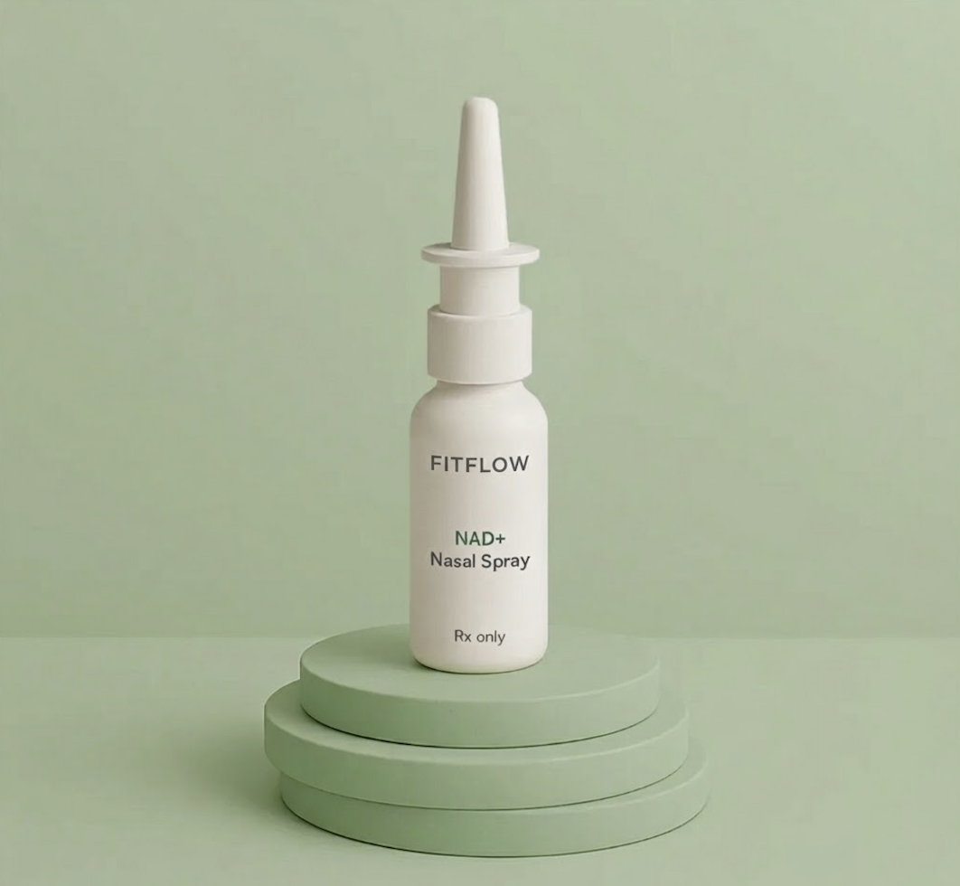 NAD+ Nasal Spray for rapid cellular energy and anti-aging